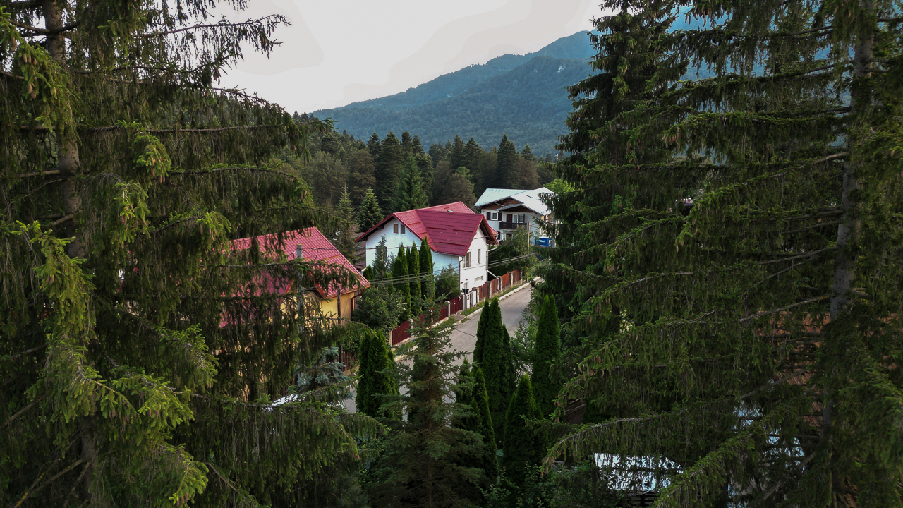 Vila in Busteni Poiana Tapului cu vedere panoramica catre Muntii Bucegi