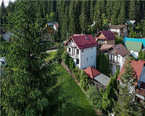 Vila in Busteni Poiana Tapului cu vedere panoramica catre Muntii Bucegi